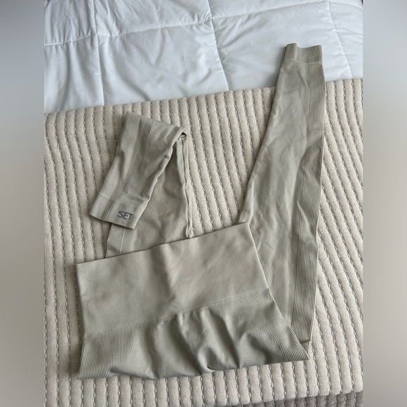 SET ACTIVE Pants - cream SET active leggings